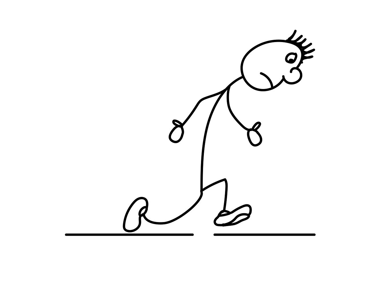 stick figure, male, sad